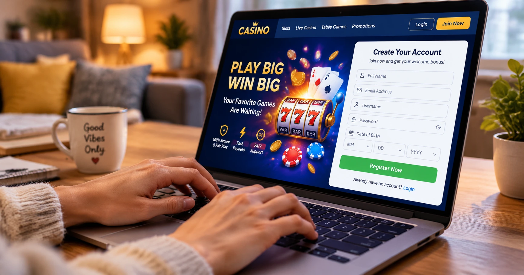 Complete Guide to tg777 casino register Process - image 2